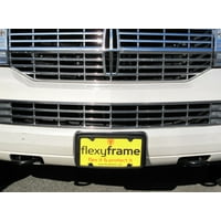 TN TrunkNets Inc A NASA-Like Rubber Front License Plate Bracket Frame Tag Holder Guard Bumper for Nissan